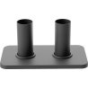Mexen S double masking set for radiator, anthracite - W910-000-66
