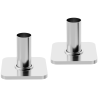 Mexen S single radiator masking set, chrome - W909-000-01