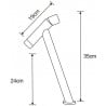 Mexen Astro high faucet, chrome - 746910-00