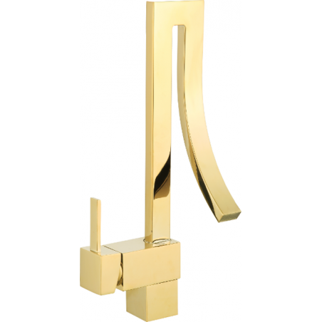 Mexen Elbrus tall washbasin faucet, gold - 747100-50