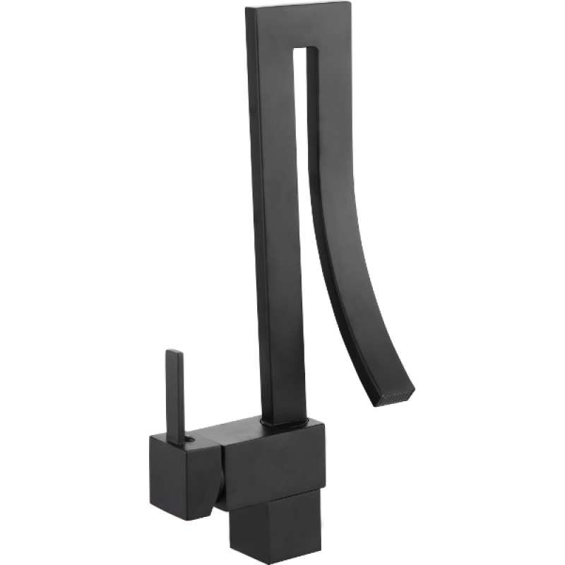 Mexen Elbrus tall black basin faucet - 747100-70