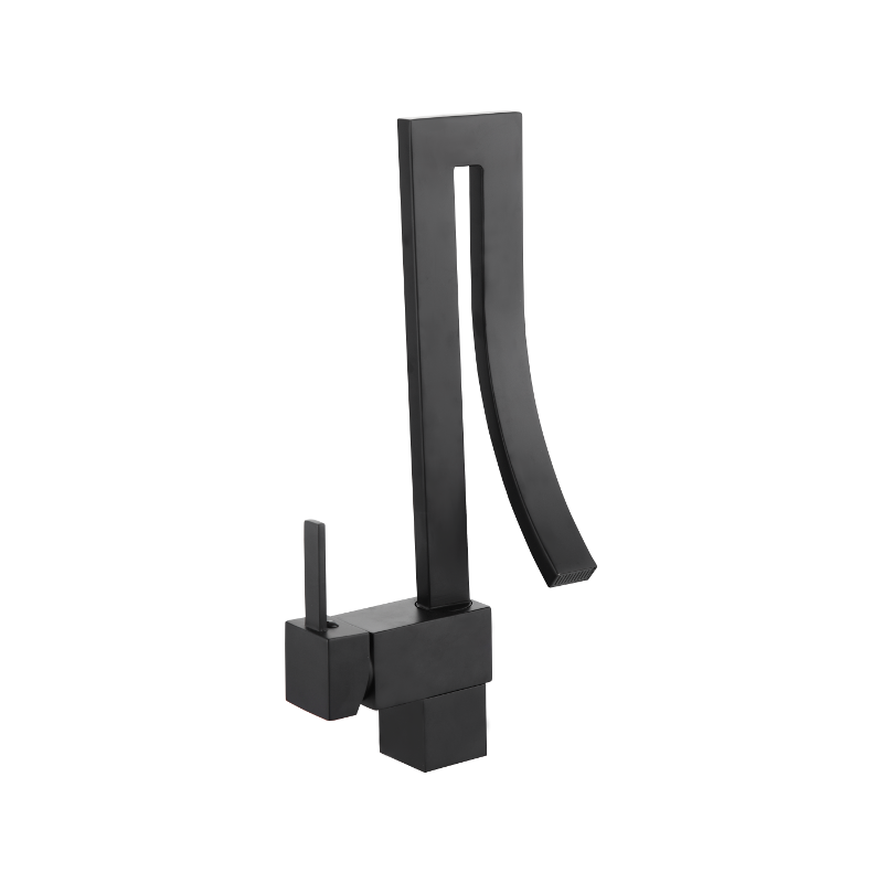 Mexen Elbrus washbasin faucet, black - 747100-70