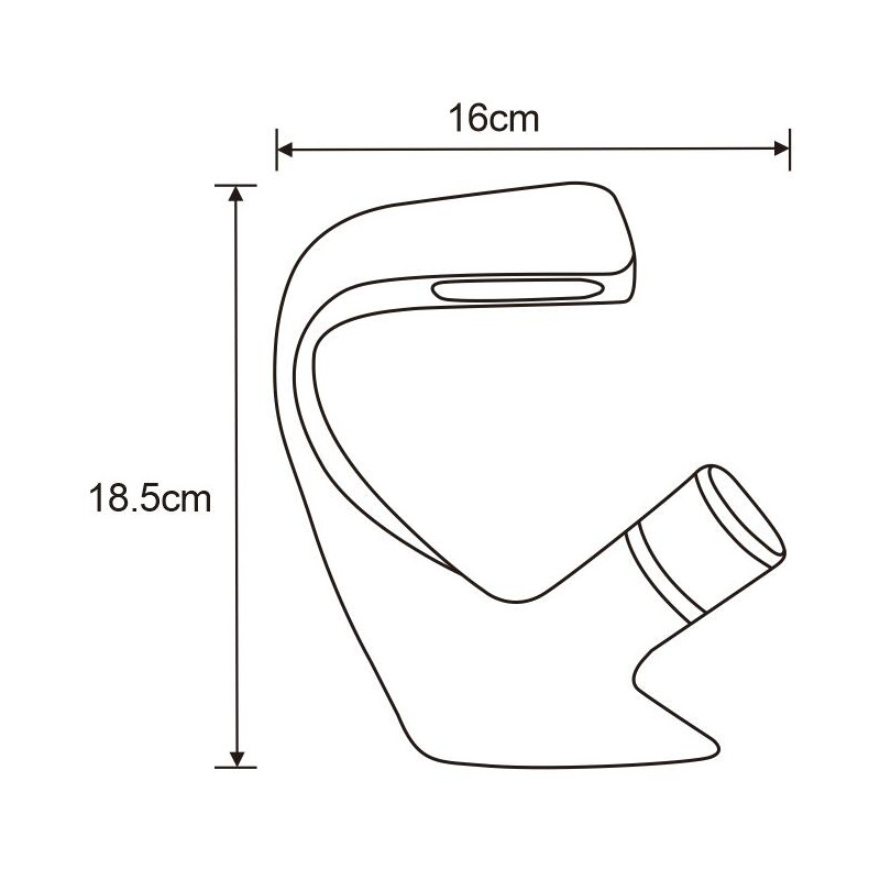 Mexen Cardo washbasin faucet, chrome - 747200-00