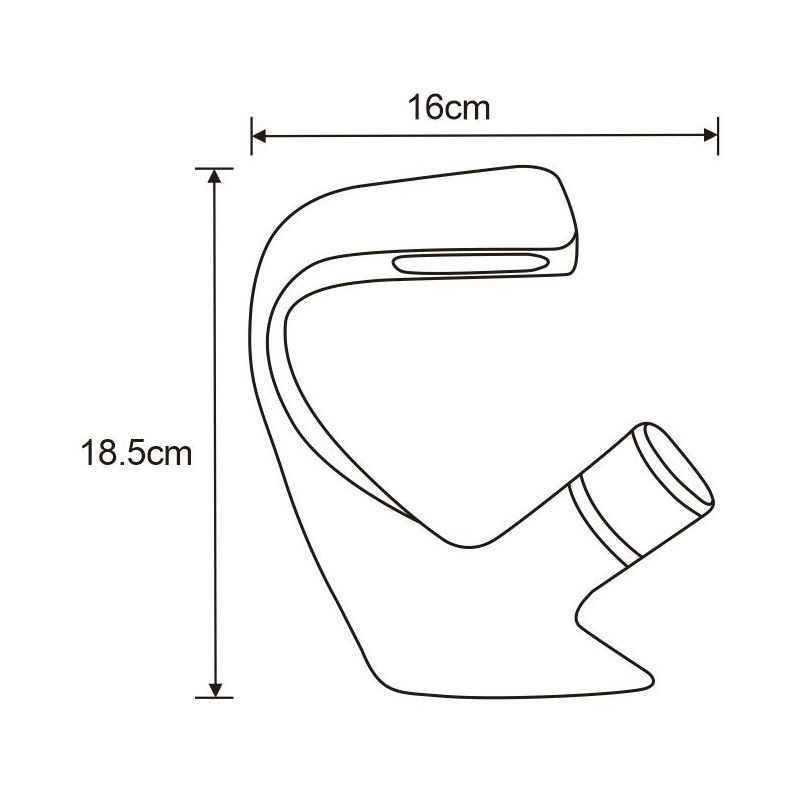 Mexen Cardo washbasin tap, gold - 747200-50