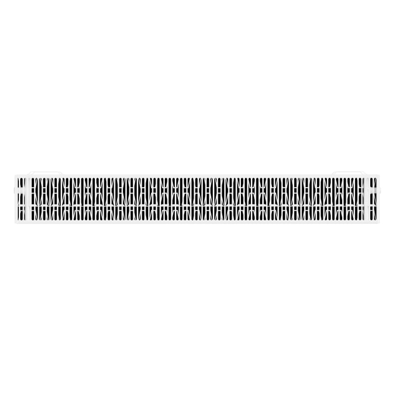 Mexen CL33 Flat Panel Radiator Line 400 x 1800 mm, Side Connection, 2847 W, White - W433L-040-180-00