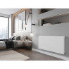 Mexen CF11 Flat Panel Radiator 500 x 500 mm, Side Connection, 341 W, White - W411F-050-050-00