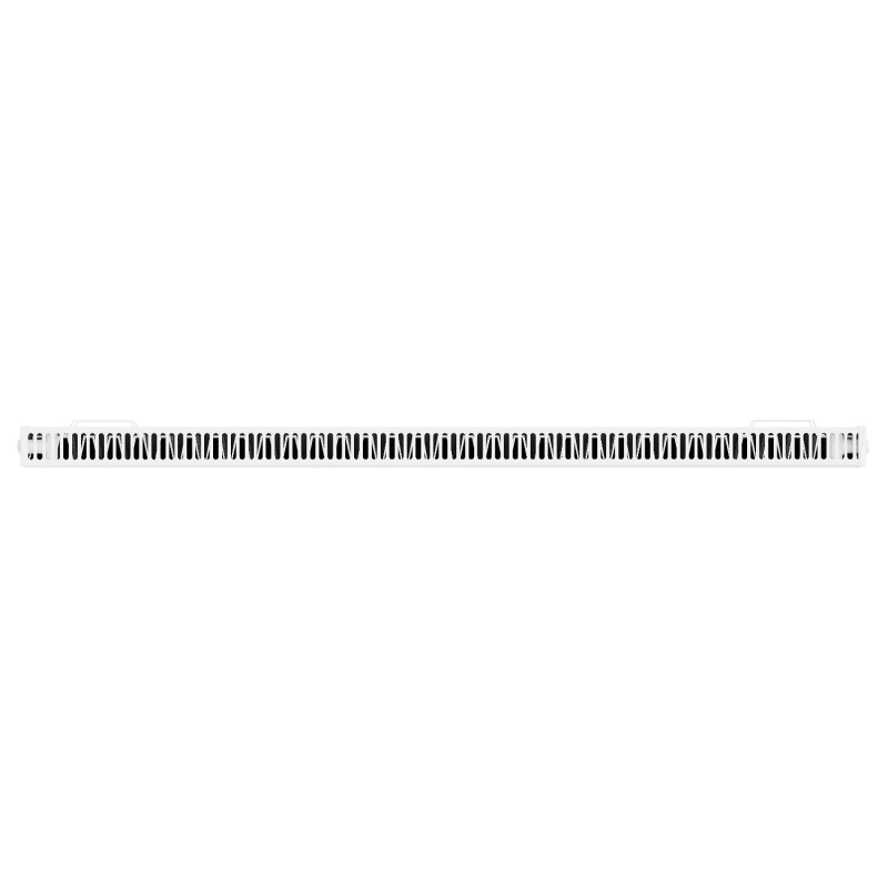Mexen CF11 Flat Panel Radiator 500 x 500 mm, Side Connection, 341 W, White - W411F-050-050-00