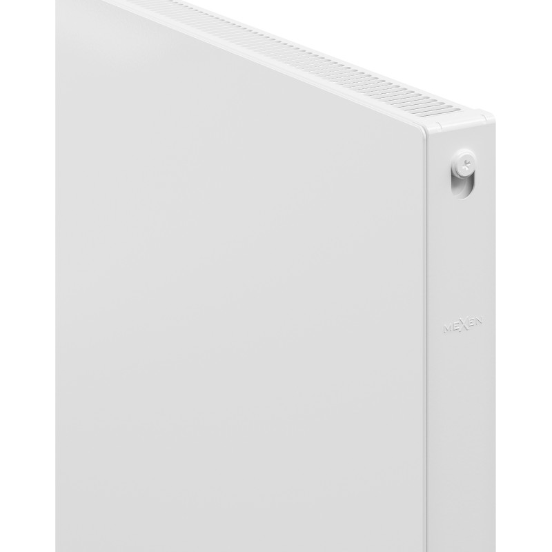 Mexen CF11 Flat Panel Radiator 500 x 500 mm, Side Connection, 341 W, White - W411F-050-050-00