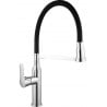 Mexen Edna kitchen tap, chrome/black - 672900-00