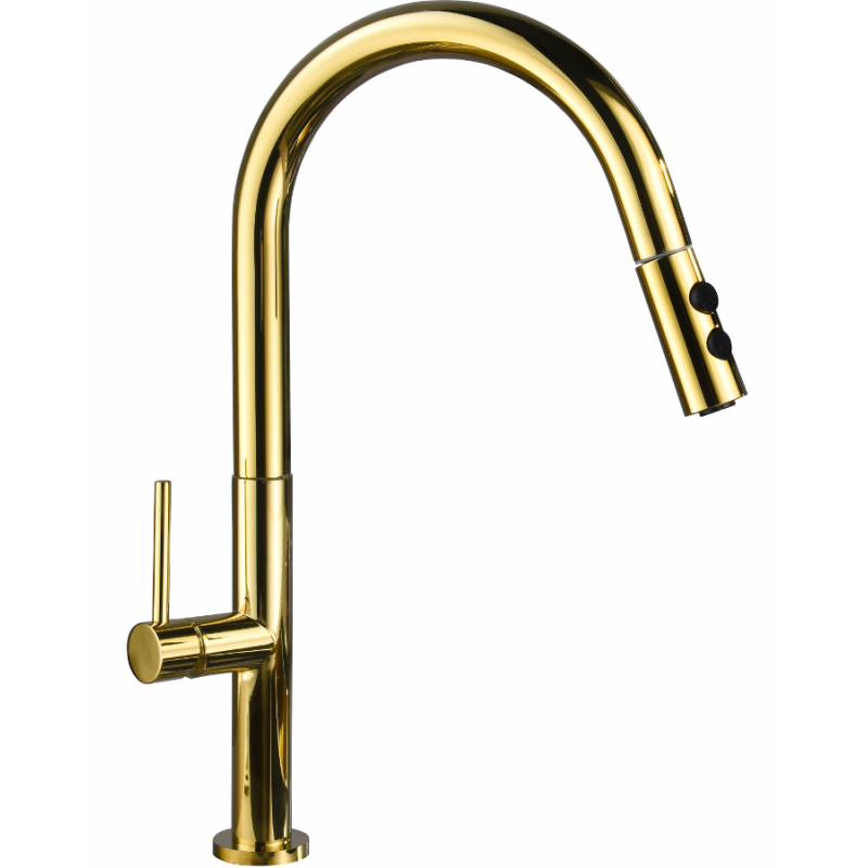 Mexen Ava kitchen faucet, gold - 672800-50