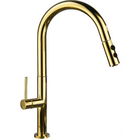 Mexen Ava kitchen faucet, gold - 672800-50