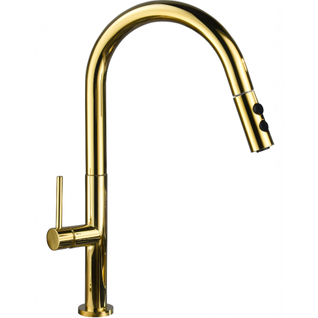 Mexen Ava kitchen tap, gold - 672800-50