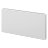 Mexen Flat CF22 Plate Radiator 500 x 1100 mm, Side Connection, 1501 W, White - W422F-050-110-00