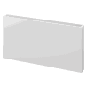 Mexen Flat CF22 panel radiator 600 x 700 mm, side connection, 1108 W, white - W422F-060-070-00