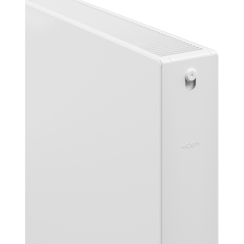 Mexen Flat CF22 Panel Radiator 900 x 800 mm, Side Connection, 1759 W, White - W422F-090-080-00