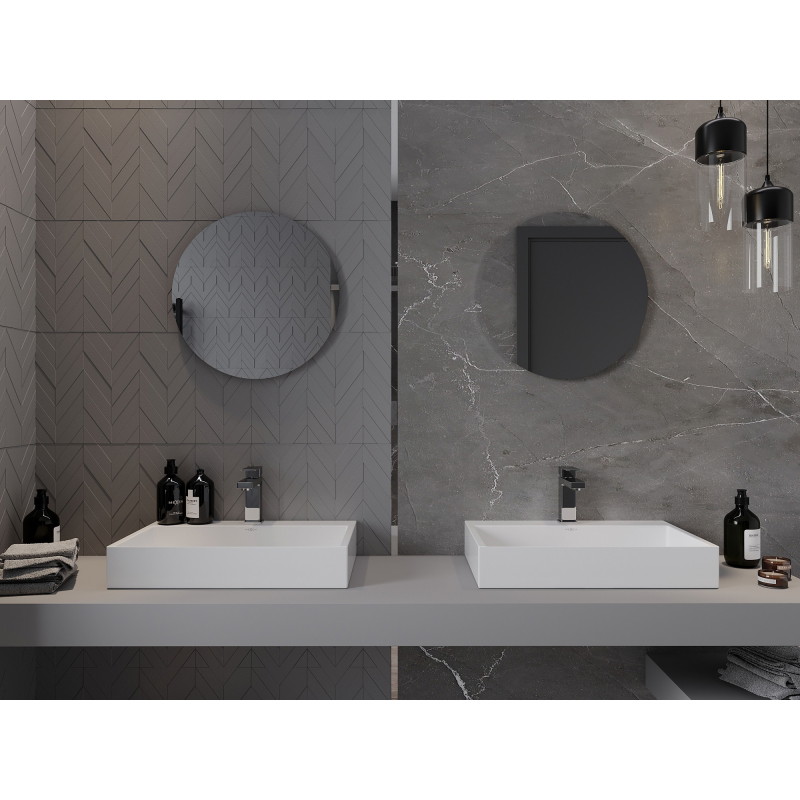 Mexen Alto round bathroom mirror 50 cm - 9853-050-050-000-00