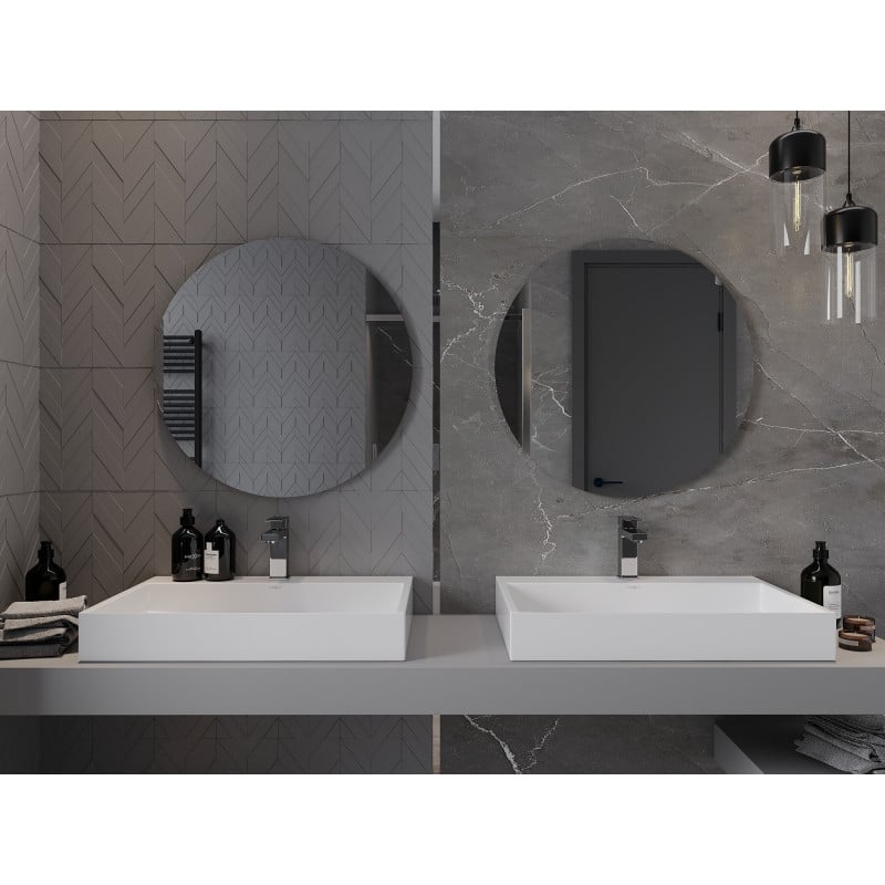 Mexen Alto round bathroom mirror 70 cm - 9853-070-070-000-00