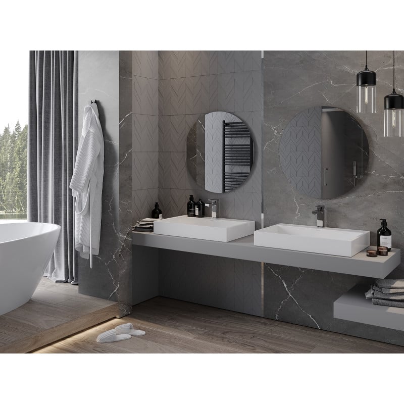 Mexen Alto round bathroom mirror 70 cm - 9853-070-070-000-00