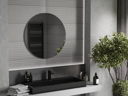Mexen Alto round bathroom mirror 80 cm - 9853-080-080-000-00