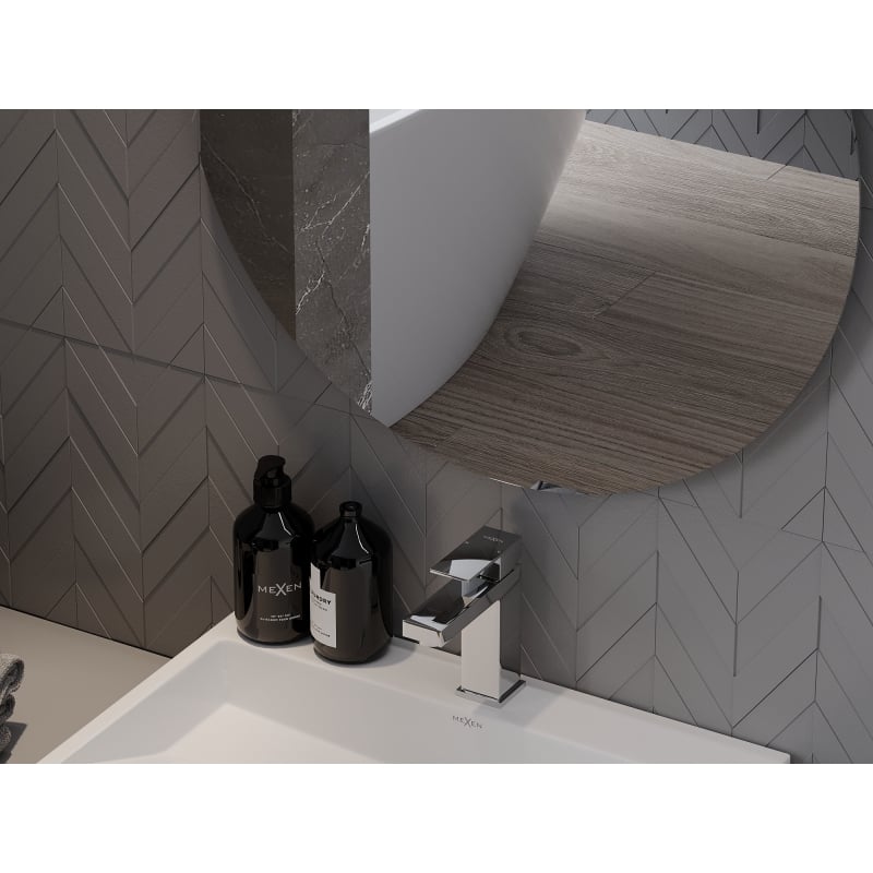 Mexen Alto circular bathroom mirror 80 cm - 9853-080-080-000-00