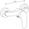 Mexen Fabia shower faucet, chrome - 746540-00