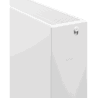 Mexen Flat CF33 panel radiator 400 x 1600 mm, side connection, 2530 W, white - W433F-040-160-00