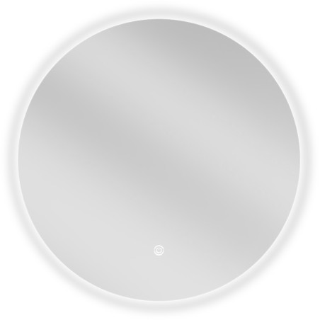 Mexen Erg illuminated bathroom mirror, round 50 cm, LED 6000K, anti-fog - 9823-050-050-611-00