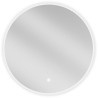Mexen Erg illuminated bathroom mirror, round 60 cm, LED 6000K, anti-fog - 9823-060-060-611-00