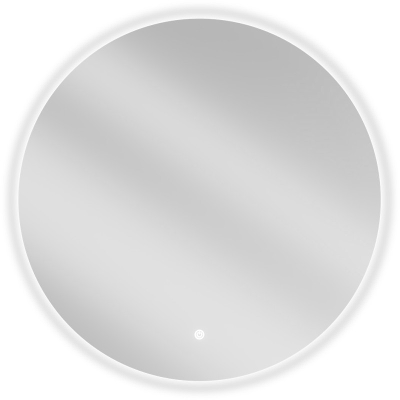 Mexen Erg illuminated bathroom mirror, round 70 cm, LED 6000K, anti-fog - 9823-070-070-611-00