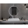 Mexen Erg illuminated bathroom mirror, round 80 cm, LED 6000K, anti-fog - 9823-080-080-611-00
