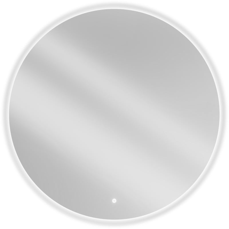 Mexen Erg backlit bathroom mirror, round 100 cm, LED 6000K, anti-fog - 9823-100-100-611-00