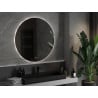 Mexen Erg backlit bathroom mirror, round 100 cm, LED 6000K, anti-fog - 9823-100-100-611-00