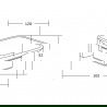 Mexen Asis soap dish, Black - 7017639-70