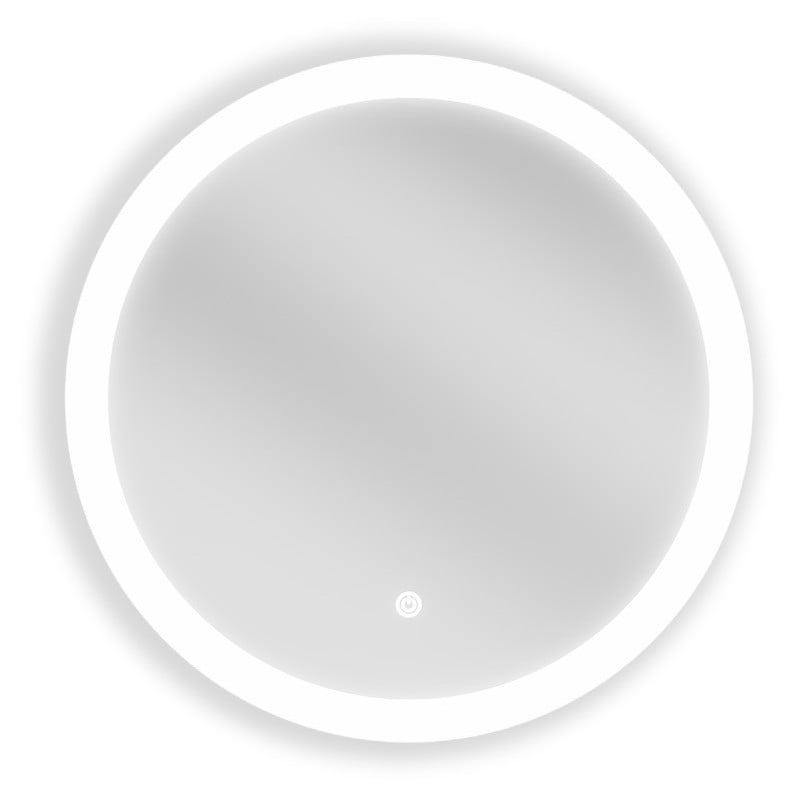 Mexen Oro Illuminated Bathroom Mirror, Round 50 cm, LED 6000K, Anti-Fog - 9824-050-050-611-00