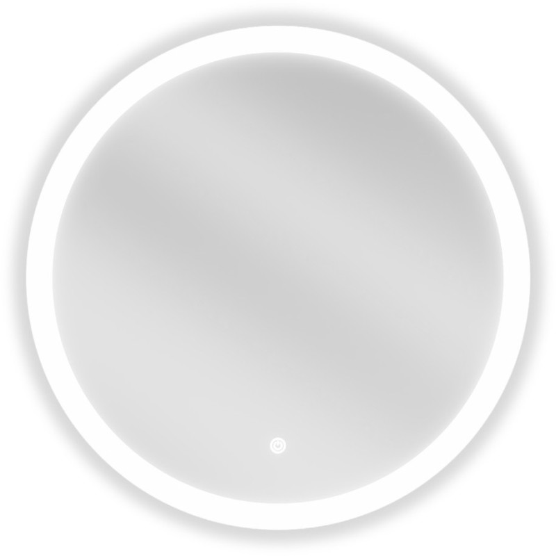 Mexen Oro illuminated bathroom mirror, round 60 cm, LED 6000K, anti-fog - 9824-060-060-611-00