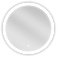 Mexen Oro illuminated bathroom mirror, round 60 cm, LED 6000K, anti-fog - 9824-060-060-611-00