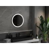 Mexen Oro illuminated bathroom mirror, round 60 cm, LED 6000K, anti-fog - 9824-060-060-611-00