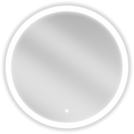 Mexen Oro illuminated bathroom mirror, round 70 cm, LED 6000K, anti-fog - 9824-070-070-611-00