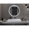 Mexen Oro illuminated bathroom mirror, round 90 cm, LED 6000K, anti-fog - 9824-090-090-611-00