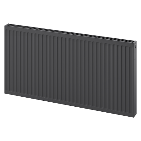 Mexen C21 flat radiator 400 x 1600 mm, side connection, 1482 W, anthracite - W421-040-160-66
