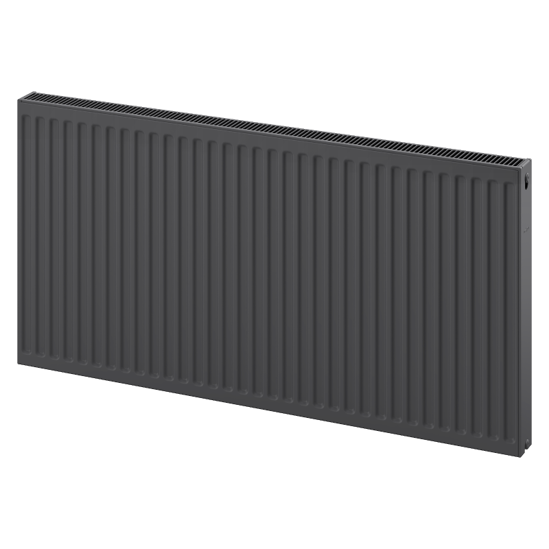 Mexen C21 500 x 500 mm panel radiator, side connection, 554 W, anthracite - W421-050-050-66