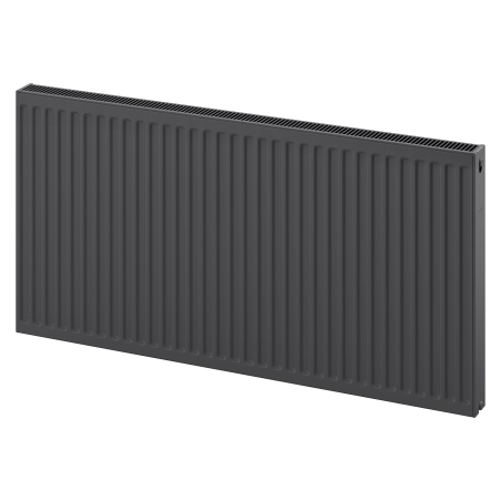 Mexen C21 500 x 500 mm panel radiator, side connection, 554 W, anthracite - W421-050-050-66