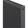 Mexen C21 500 x 500 mm panel radiator, side connection, 554 W, anthracite - W421-050-050-66