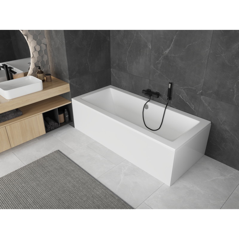 Mexen Uni housing for rectangular bathtub 130x70 cm, white - 55099-13070