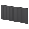 Mexen C21 plate radiator 500 x 2400 mm, side connection, 2658 W, anthracite - W421-050-240-66