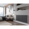 Mexen C21 plate radiator 900 x 2600 mm, side connection, 4618 W, anthracite - W421-090-260-66