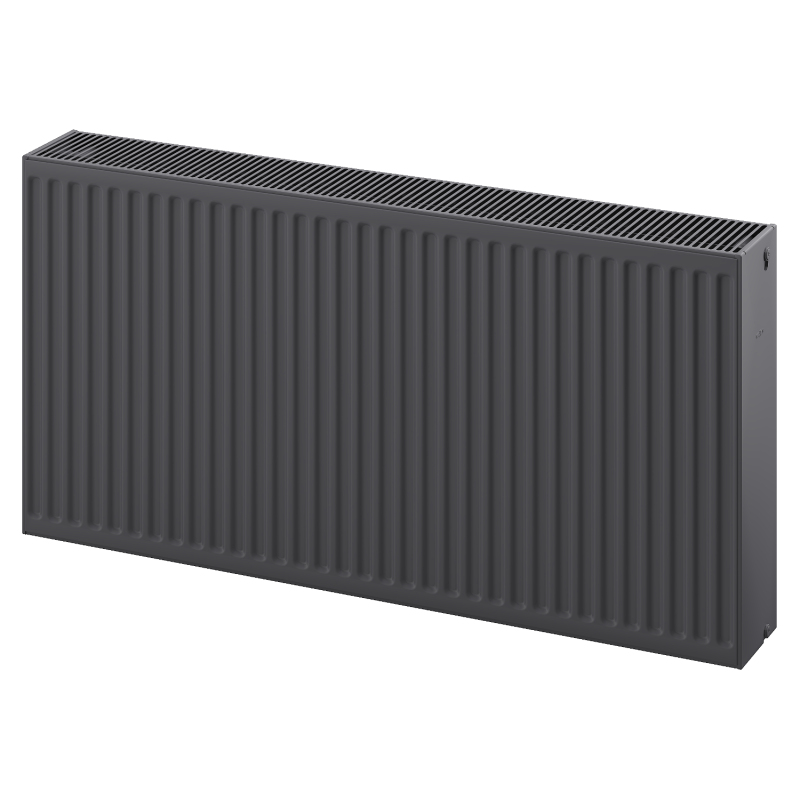 Mexen C33 flat radiator 300 x 1600 mm, side connection, 2135 W, anthracite - W433-030-160-66
