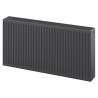 Mexen C33 plate radiator 400 x 1600 mm, side connection, 2702 W, anthracite - W433-040-160-66