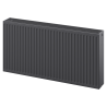 Mexen C33 plate radiator 400 x 2800 mm, side connection, 4729 W, anthracite - W433-040-280-66