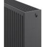 Mexen C33 panel radiator 600 x 600 mm, side connection, 1401 W, anthracite - W433-060-060-66